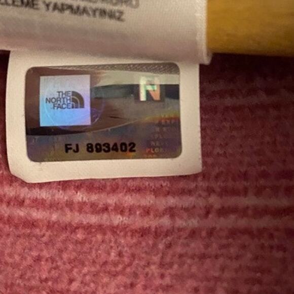 The North Face Fleece Striped Ruched Pocket Full Zip Hoodie Sweatshirt - Picture 8 of 9